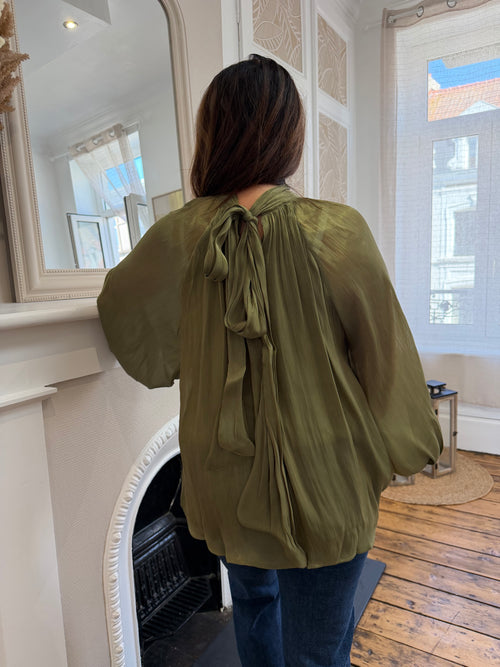 Blouse olive
